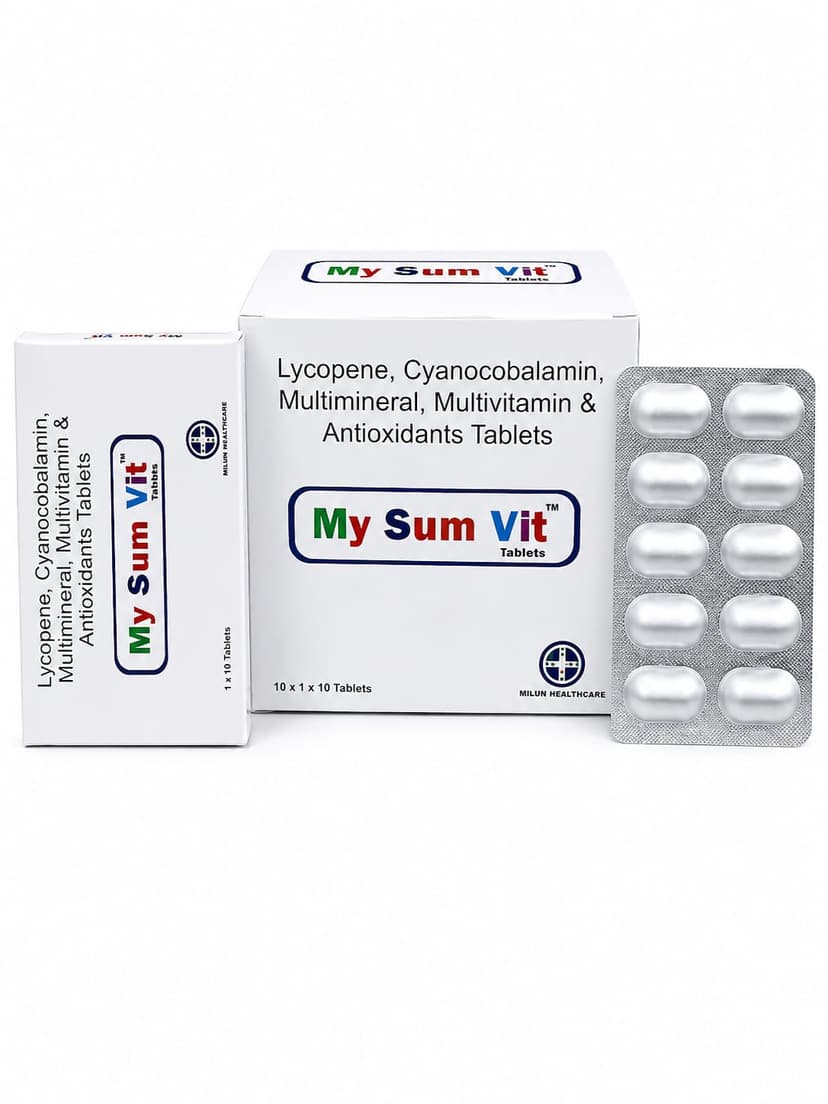 My Sum Vit Tablets - Front View